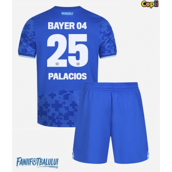 Bayer Leverkusen Exequiel Palacios #25 Echipament de Fotbal Replică 2025-26 Copii Treilea (+ Șorturi)